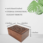 Cremation Urns For Human Ashes - Wooden Box And Casket For Men  Women And Child 