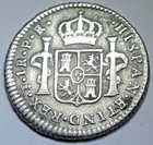 1776 Shipwreck Spanish Bolivia 1 Reales Genuine Antique Us Colonial Pirate Coin