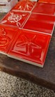 Newsome Tile - New Old Stock - Red  1000 -  21 Pieces