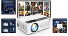Versatile Bluetooth 1080p Projector - Includes Screen  Ideal For Movies   Gaming