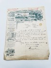 Antique 1897 Business Letterhead Handwritten Correspondence Societe Francaise