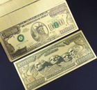 100 Pcs Gold Banknote Statue Of Liberty 1 Million Mount Rushmore Gift Souvenir