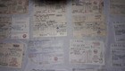 Lot Of 41  1960s Gas Receipts  Shell  Mobil  Gulf  Conoco  Skelly  Sinclair