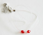 Vampire Bite Choker Necklace 11 5-13  Cosplay Costume Gothic Stretchy Nip