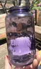 Very Nice Amethyst Schram Automatic Sealer Fruit Jar Quart 1910 s Era Clean L  k