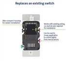 Leviton Decora   Rocker Dimmer With Slide Bar Dsl06-1tw White   Light Almond New