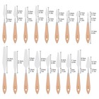 18 Pcs Stainless Steel Palette Knife Set  Oil Painting Scraper For Art Spreading