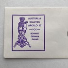 Vintage 1972 Australia Salutes Apollo 17 Commemorative Cvr Schmitt Cernan Evans