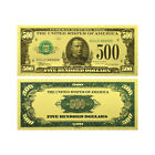 5pcs American  500-100000 Dollar Gold Banknotes Colorful World Money Pet Bills
