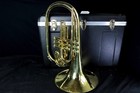 Blessing M400 Mellophone In F - Used  Hard Abs Plastic Case Included