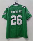 Saquon Barkley 26 Philly Eagles Kid Jersey Kelly Green Youth Medium Stitched