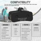 Bucklos Brp-05 Disc Brake Pads 4 Piston For Shimano M8020 8120 M7120 Tektro M735
