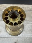 Antique Brass Go-to-bed Vesta Match Safe Box Holder With Striker