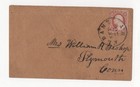 Us 1850s Stanwix Hall Ny Illustrated Advertising Cover To Plymouth Ct