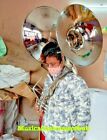 Sousaphone Double Bell  17 22   both Bell Fully Functional In Chrome   Free Ship
