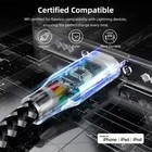 Braid Charger Cable Heavy Duty For Iphone 14 13 12 Plus Charger Charging Cord