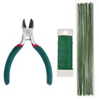 Paxcoo Floral Tape And Wire Arrangement Tools Kit With Green 