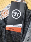 Warrior Burn Lacrosse Leg Pad Compression Shorts Size Small Gray Padded Goalie