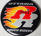 Ottawa Rough Riders Cfl Football Pinback Button Canadian Sports Team Wear
