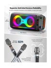Karaoke Machine For Adults  Portable Bluetooth Speaker With 2 Wireless Microp   