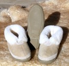 Sheepskin Slippers  Rubber Soles