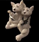 Quarry Critters Cousin Claymore And Cleo Cat Figure  46000 Fur Babies