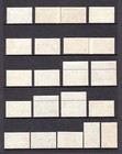 Qeii 1953-1959 Gibraltar Set To   1 Inc Coil Pairs   Shades Sg145-158 Mnh