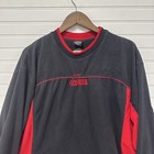 Nike Georgia Bulldogs Uga Team Issue Black Red Fleece Pullover Men   s Xl