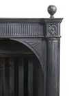 Antique Federal Black Iron   Steel Fireplace Insert