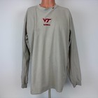 Nike Virginia Tech Hokies Baseball Fleece Sweatshirt Mens Size L Ncaa College