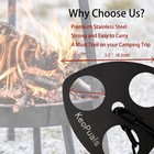 Camping Tripod Board Accessories - Turn Branches Into Campfire Tripod For Coo   