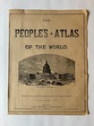 Rare 1894 B w North America Map Mounted On Acid-free Card Stock See Descrip