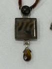 Vintage Mexican Sterling Silver Signed Jlr Necklace Pendant W  Bead Decoration