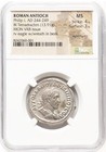 Ngc Ms Philip I Arab 244-249 Ad Antioch Roman Empire  Silver Bi Tetradrachm Coin