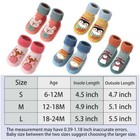 3 6 Pairs Anti-slip Non Skid Baby Floor Socks Kids Boys Girls Toddler Ankle Sock