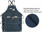 Cotton Canvas Tool Work Shop Apron Woodworking Apron Chef Apron Pockets For Men