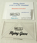 Set Of 2 Bloc Loc Flying Geese Quilting Rulers-1 5 X 3  And  2-1 4    X 4-1 2   