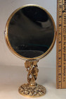 Matson Rose Floral Filigree Vanity Mirror Hollywood Regency Vintage