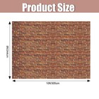 10 X 8 Ft Brick Wall Backdrop For Photography Polyester Fabric Brick Backdrop   