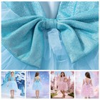 Girls Skirted Princess Flower Girl Performance Tutu Dress Show Sleeveless Party