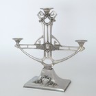 Secessionist Jugendstil Argentor Silverplated Candleholder Austria C1900