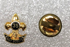 Gold Fleur Des Lis 35 Year Volunteer Service Award Boy Scouts Larger Version Y35