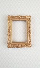Dollhouse Miniature Picture Frame Fancy Gold 1 12 Scale 2 5 8  X 2 
