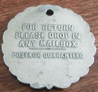 Vintage The Ambassador Hotel Atlantic City Nj Key Tag Fob