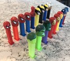 Pez Marvel Dispensers Lot Of 17  spiderman  Avengers  X-men  Loose  Great Cond 
