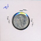 Mercury Silver Dime - 1944-d - Bu -  1381 Split Bands