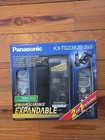 New Panasonic Kx-tg2382b Phone Set   2 4 Ghz Triple Talk 2 Phone 1 Base