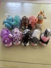 Zhu Zhu Pets Lot Of 10 Zebra Elephant Giraffe Theater Accessories Cars Tested