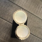 Vtg Shell Shaped Gold Tone Pill Box By German Mfg Gesetzlich Gesch  tzt 
