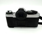 Canon Ae-1 Program 35mm Film Camera Slr Silver With Fd 135mm 1 2 8 Lens Tested